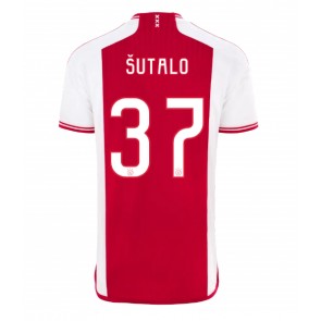 Ajax Josip Sutalo #37 Hjemmebanetrøje 2023-24 Kort ærmer